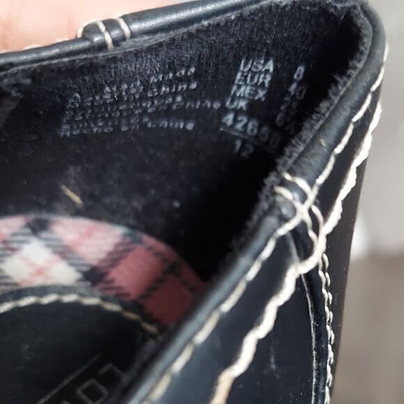 Lower East Side Vintage Black Platform Loafer Size 8 - Picture 9 of 11